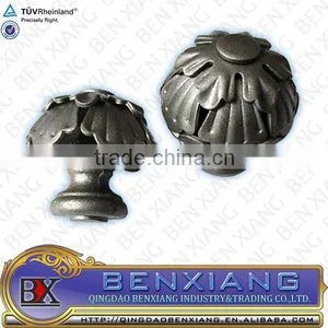 Metal Black Iron Door Handle Door Knob Fencing Gate Handle thumbnail-1