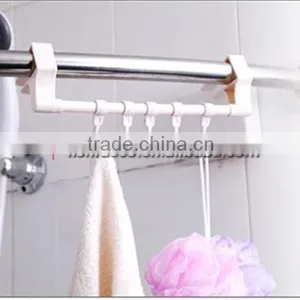 Bathroom Towel Rack With Five Hooks thumbnail-2