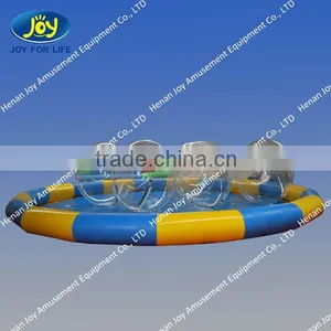 Round Pool Water Slide Game, Inflatable Water Games Pool thumbnail-1