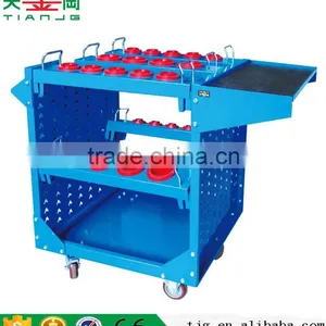 TJG High Quality Metal CNC Tool Holder 36 Position ABS Quick Change BT30 Tool Post Holder Cabinet With Lockable Doors thumbnail-6