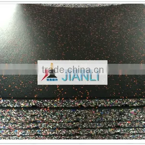 High Quality Rubber Flooring Crossfit Floor Mat Gym Floor Rubber thumbnail-1
