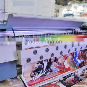 Guangzhou SPT510/50PL Print Head 3.2meter Infiniti/Challenger FY-3278N Flex Banner Solvent Printing Machine thumbnail-2
