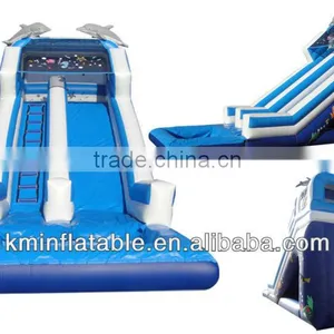 Inflatable Dolphin Water Slide thumbnail-1