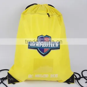 Reusable Printed Drawstring Backpacks Customized thumbnail-3