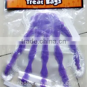 Different Color Halloween Plastic Finger Shape Irregular Treat Bags thumbnail-1
