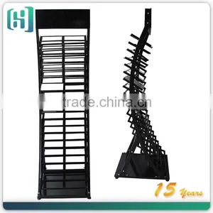 Custom Floor Metal Ceramic Tile Showroom Display Stand HSX-S0357 thumbnail-2