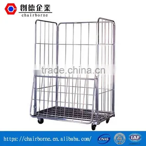 Steel Material Customized Industrial Rolling Wire Container thumbnail-6