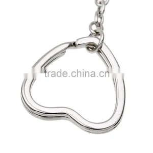 Hot Keyrings Friendship Gifts Heart Pendant Best Bitches Key Chain thumbnail-3