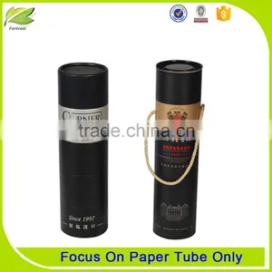 Customized Round Cardboard Luxury Wine Gift Tube thumbnail-4