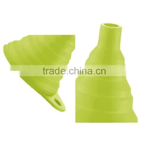 4 Colors Gel Practical Bar Tools Small Collapsible Foldable Silicone Funnel thumbnail-6