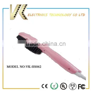 New Arrival Pro Electric Hair Straightener Brush Hair Straightening Comb thumbnail-1
