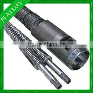 Conical Twin Screw and Barrel for Pelletizer/for Color Master Batch Production Line thumbnail-1
