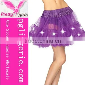 Fashion Fluffy Led Tutu Skirts For Party Tutu Skirt For Girls,Pettiskirt With Lights Tutu Skirts thumbnail-5