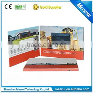 Innovation Product 4.3 Inch LCD Greeting Card Video in Print Invitation Cards Models thumbnail-1
