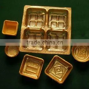 Metalized Gold Gold PVC Film,PVC Film Roll thumbnail-1