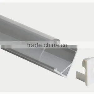 Triangle Shape Surface Mounted Aluminium Profile Half Round PC Cover thumbnail-2