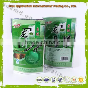 Resealable Plastic Stand up Pouch for Tea for Wholesale thumbnail-2
