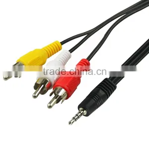 SIPU High Quality 3.5mm to Rca av Cable Wholesale Audio Cable Best Price xx Japan Video Cable thumbnail-2