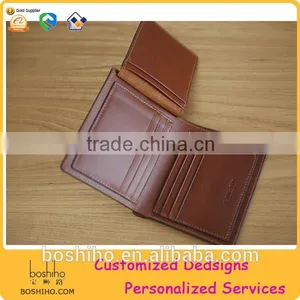 Boshiho Toy Layer Cowhide Leather Custom Men's Wallet thumbnail-1