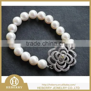 Charming Baby Pearl Bracelets in Size 9mm Match 925 Silver Buckle Wholesale thumbnail-3