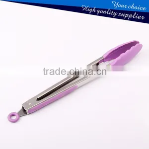 Kitchen Tongs and Red Silicone Stainless Steel Food Tongs thumbnail-4