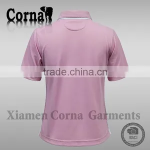 100% Polyester Original Pique Fabric Short Sleeve Polo Shirts for Women thumbnail-3