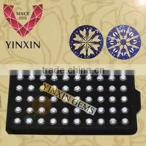Brilliant White CZ 8 Hearts & 8 Arrows (H&A) The Latest Technic STAR CUT thumbnail-1