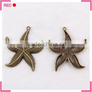 Starfish Shaped Small Pendant Design, Brass Star Pendant for Girls thumbnail-1