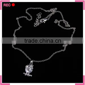 Different Types of Necklace Chains Jewelry, With Owl Pendant Fancy Long Chain Necklace thumbnail-2