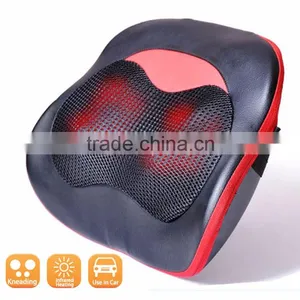 Portable Infrared Shiatsu Vibration Car and Home Massage Pillow thumbnail-1
