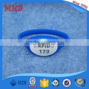 MDSW56 125KHZ Read Only Circle 50mm Children RFID Silicon Wristband thumbnail-2