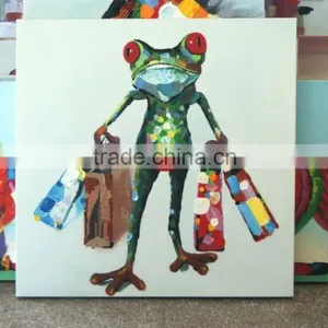 2015 Home Decor Modern Canvas Animal Oil Painting thumbnail-3