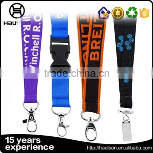 Custom Wholesale High Quality Silk Screen Print Woven Polyester Nylon Lanyard Ribbon Manufacturing thumbnail-6