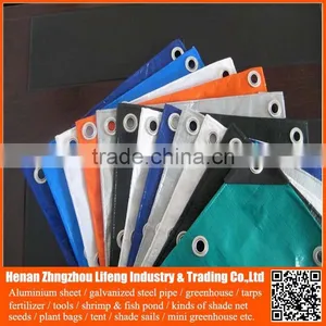 Top Quality Tarp Rolls for Tent , Waterproof pe Plastic Mesh Tarp Fabric Sheet Material , Low Truck Camping Tarp Price thumbnail-6