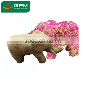 Decopatch 3D Paper Mache Animals Model Standing Small Elephant by Papercraft thumbnail-1