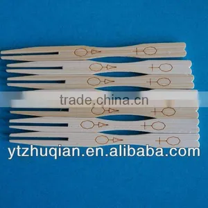 Disposable Small Bamboo Fruit Fork Spoon Set thumbnail-1