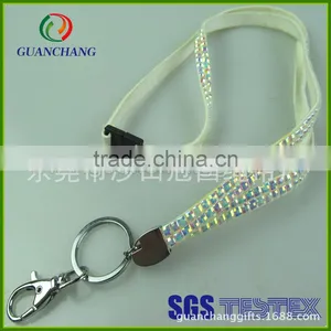 Top Quality Mock up Rhinestone id Badge Holder Lanyard thumbnail-3