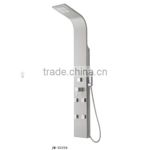 Hot Sale Anti-Finger Joint Stainless Steel Bathroom Shower Panel Shower Column thumbnail-1