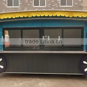 2016 New Design Square Shape Outdoor Cartoon Food Kiosk for Sale thumbnail-1