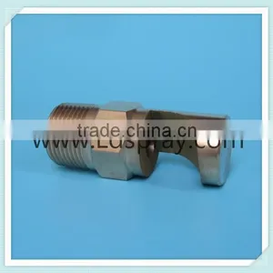 1/8"-1" K Wide Angle NPT or BSPT Brass Water Curtain Flood Flat Jet Nozzle thumbnail-6