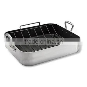 Aluminium Turkey Roaster Pan With Rack thumbnail-1