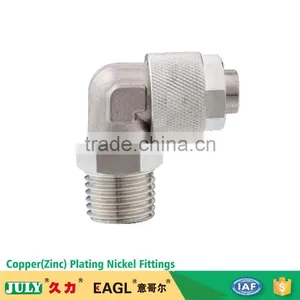 China JULY Manufactory Brass Galvanized Pipe Fittings Quick Insert and Screw thumbnail-1