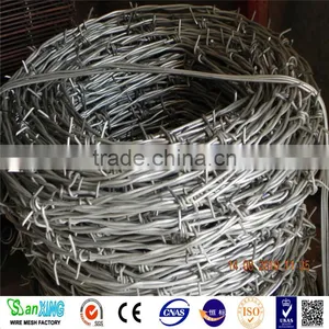 Hot Dipped Galvanized Barbed Wire 1.4mmx1.6mmx5'' for Fencing thumbnail-4