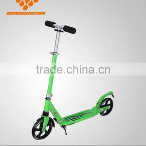 2016 NEW Design Double Suspension Kick Scooter 200mm PU Large Wheels Adult Kick Scooter thumbnail-1
