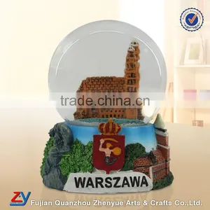 Resin Funny Poland Souvenir Snow Globes thumbnail-1