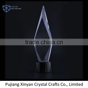 Best Prices OEM Quality Blank Glass Crystal Trophy From China thumbnail-1