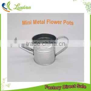 Good Quality Mini Not Coated Indoor Square Metal Flower Pots and Planters for Home & Garden Deco thumbnail-1