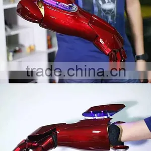 New Arrival Cool Ironman Arm 1:1 Wearable MK7 Flashing Light Arm Gloves,Cosplay Costume Remote Control Gloves With LED Light thumbnail-6