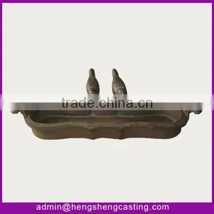 Garden Cast Iron Decorative Bird Baths for Sale thumbnail-1