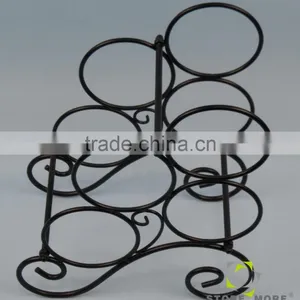 Set of 2 Scroll Bookend Wine Racks thumbnail-1